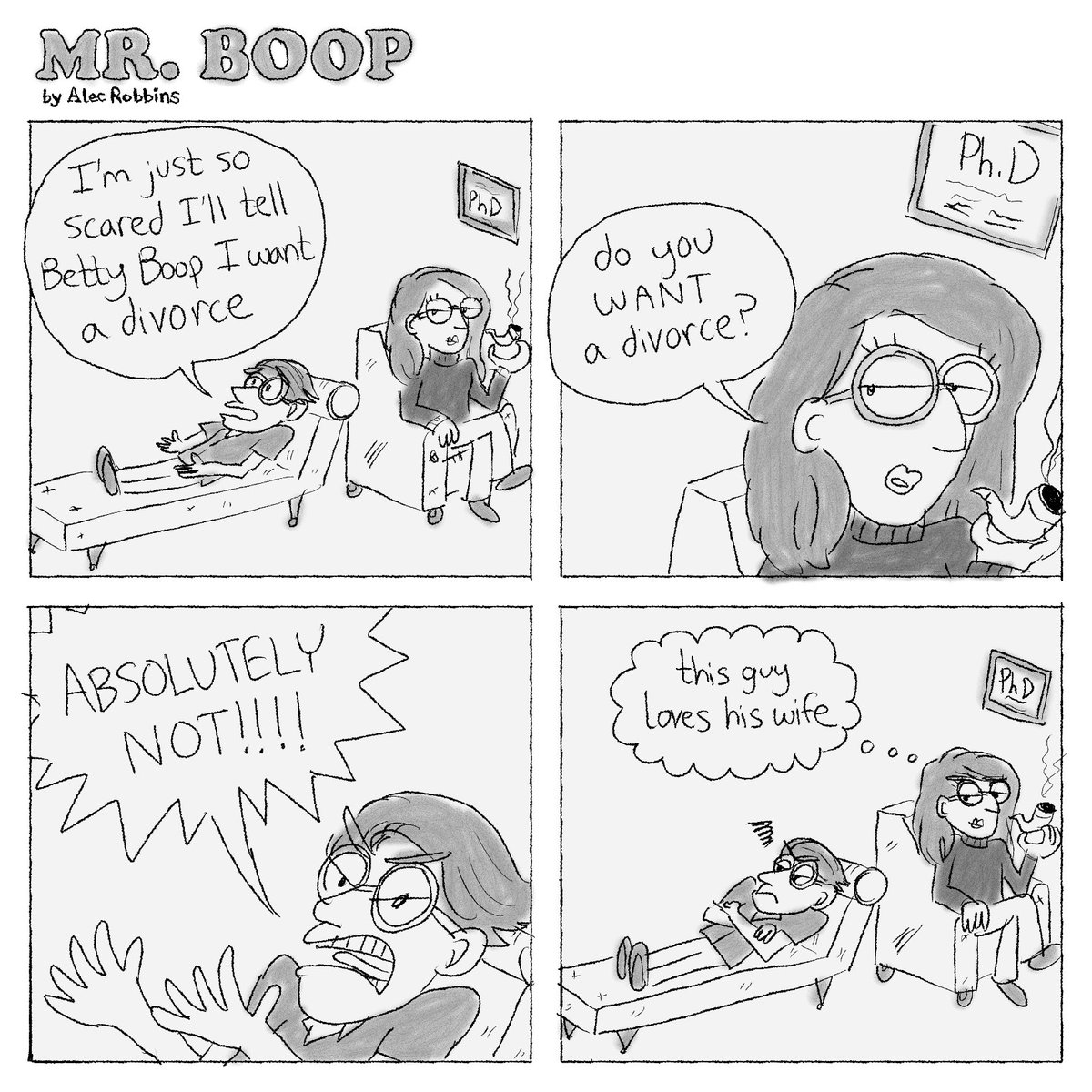 Mr. Boop goes to therapy
