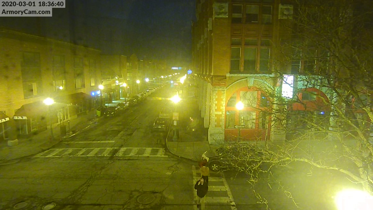 ArmoryCam's tweet photo. It's snowing on https://t.co/R9xNVkrgdF ❄ Tune in now! [Sun 01 Mar 2020 06:36:51 PM] https://t.co/UZs3VrMjRy