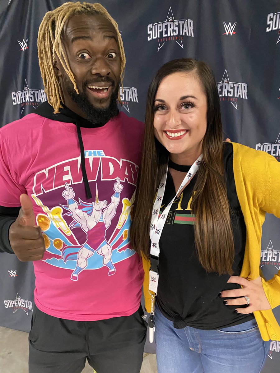 ziembaL's tweet photo. @TrueKofi @SuperstarWalk #wwesyracuse #suplexandstilettos https://t.co/99nVf4CDYe