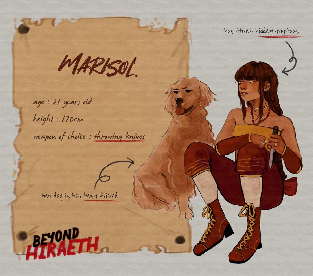 beyondhiraeth's tweet photo. [RT!] 

CHARACTER PROFILES pt. 4 - Ayelen &amp; Marisol https://t.co/CjVd7AIcmt