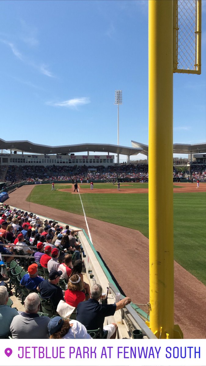 FI_Inc's tweet photo. Thank you @RedSox for supporting our Autism families! We are enjoying this beautiful day cheering for our favorite team! LET’S GO REDSOX!!! #Redsox #FamilyInitiative #Autism #SpringTraining https://t.co/dvmtLu58RZ
