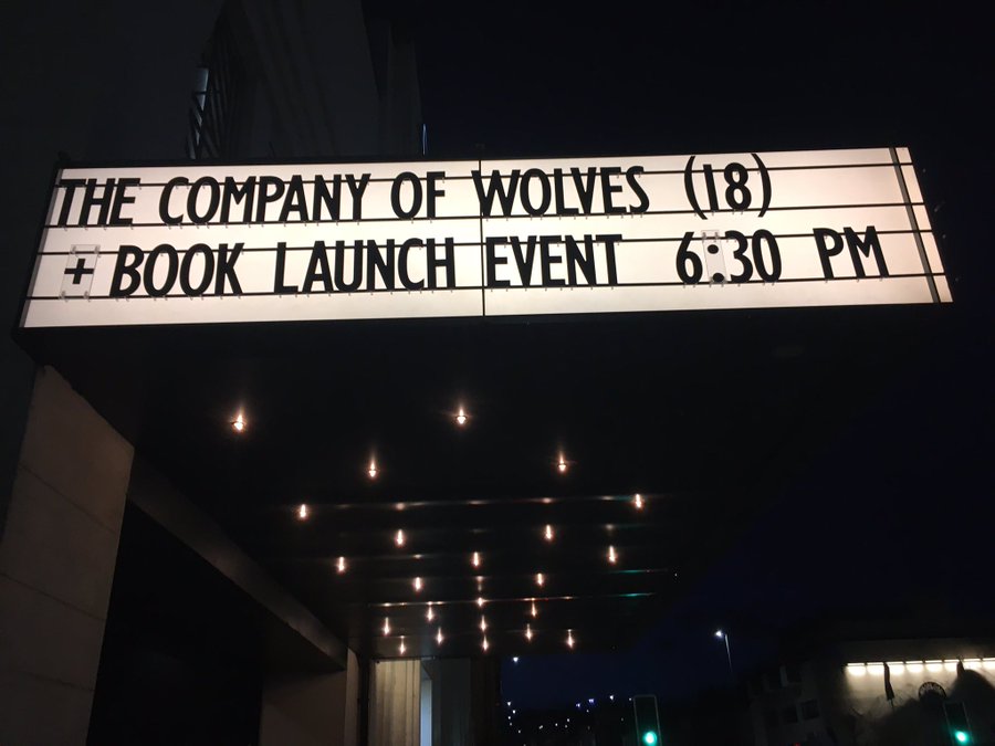 DrSamGeorge1's tweet photo. Thanks to the lovely folk who found themselves #IntheCompanyofWolves at @OGOMProject
book launch & screening. Book sales off the scale- a roaring success. Shout out to @OdysseyPics
@ivanphillips @KajaFranck @daisy2205
@frosteditorial @GothicMUP @UHertsResearch @UniofHerts https://t.co/1Heszk9HOT
