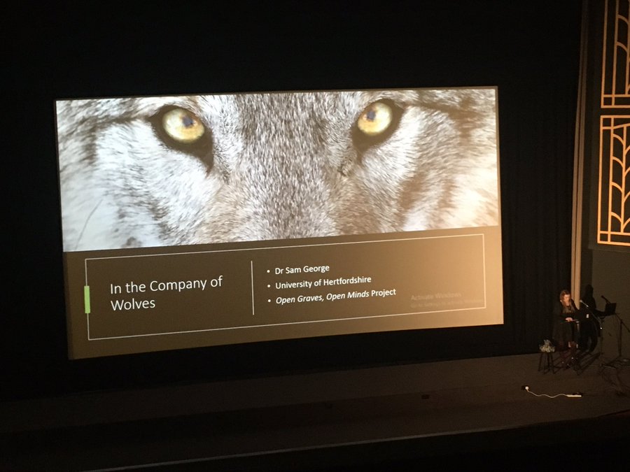 DrSamGeorge1's tweet photo. Thanks to the lovely folk who found themselves #IntheCompanyofWolves at @OGOMProject
book launch & screening. Book sales off the scale- a roaring success. Shout out to @OdysseyPics
@ivanphillips @KajaFranck @daisy2205
@frosteditorial @GothicMUP @UHertsResearch @UniofHerts https://t.co/1Heszk9HOT