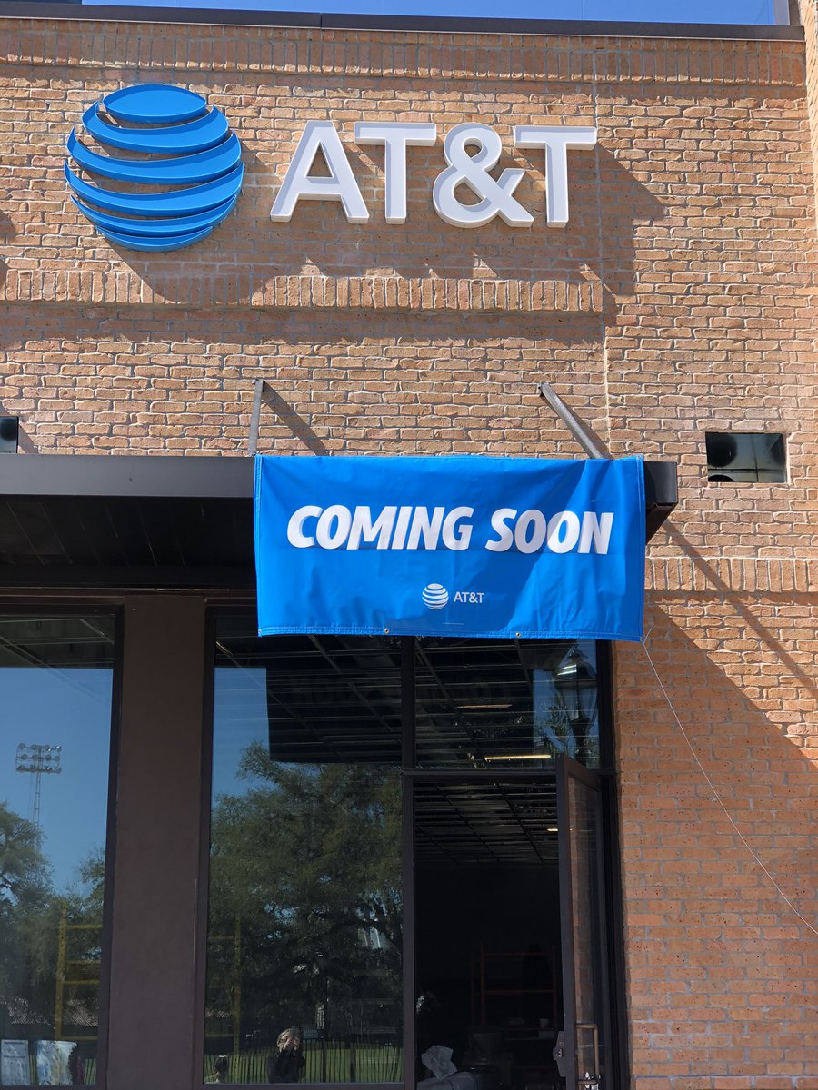 ShopNicholson's tweet photo. We are excited to welcome @ATT to @ShopNicholson Opening date coming soon! https://t.co/w6uQY9oBlE