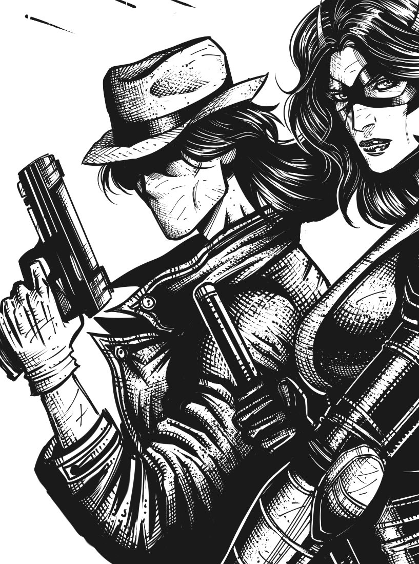 mlandartt's tweet photo. Finished inks for this #BirdsOfPrey piece! @clipstudiopaint is still my favourite for inking 

#ComicArt #art #drawing #HarleyQuinn #DCComics @DCComics #BirdsOfPreyFanart #BirdsofPreyArt #digitalart https://t.co/8rvoUSwxMW