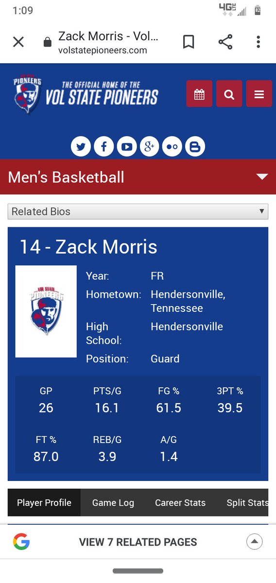 GmoneyMorris1's tweet photo. Final stats. What a great freshman year!! Who needs a big-time guard next year? https://t.co/9s3n24K7pi