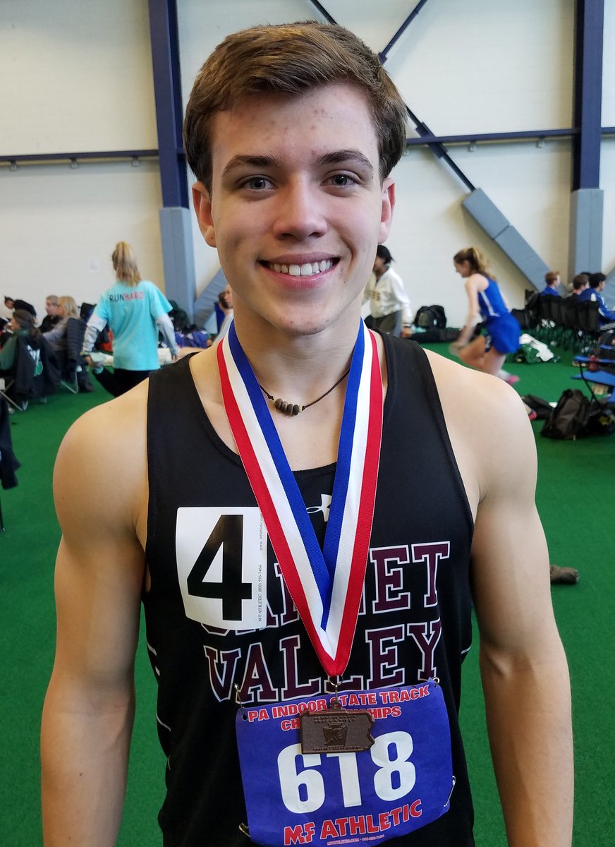 Congratulations to Eric Albright for his 4th place finish in the 800m at the Indoor Track &amp; Field State Championships with the time of 1:55.27! <a href="/GVAthletics/">GV Athletics</a>