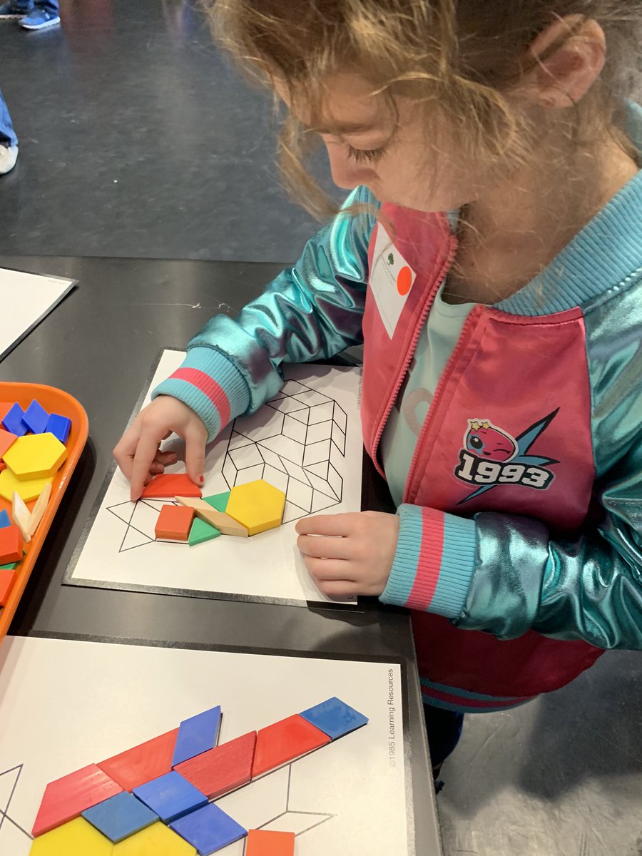 mdmathgirl's tweet photo. Fun exploring the #mathplayground at #mathgirlsgreenwich @KeplerTrish and crew have done an amazing job! Now for @MrsNewell22😄 https://t.co/AyXiatEfiK