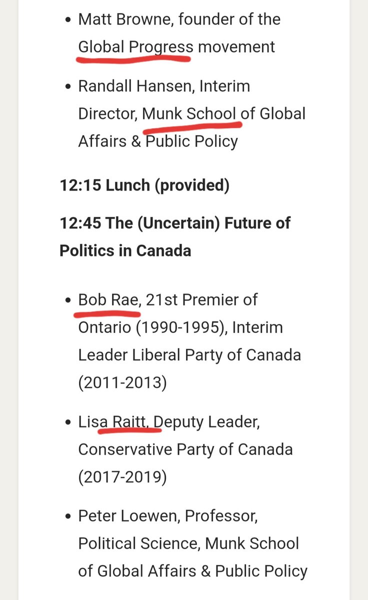 27) Citizen Lab was formed under the Munk School of Global Affairs and Public Policy, which has some familiar partners and invites both Liberal and Conservative speakers to its events. Canada 2020 is a part of Global Progress.