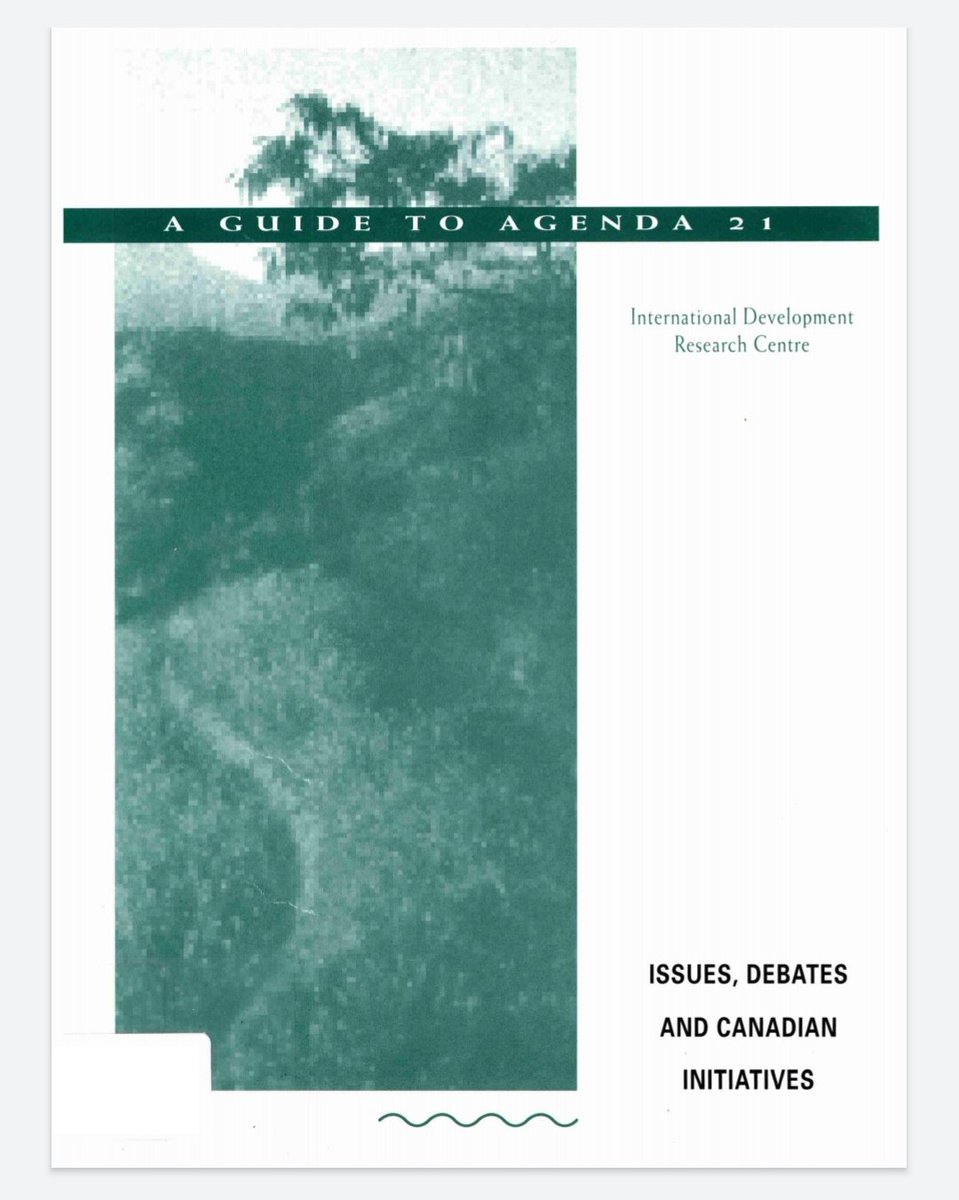 28) It is worth reiterating that the Sustainable Development Agenda is supported by all currently sitting parties in Ottawa. The Conservative government actually signed Canada onto both UN Agenda 21 and UN Agenda 2030.