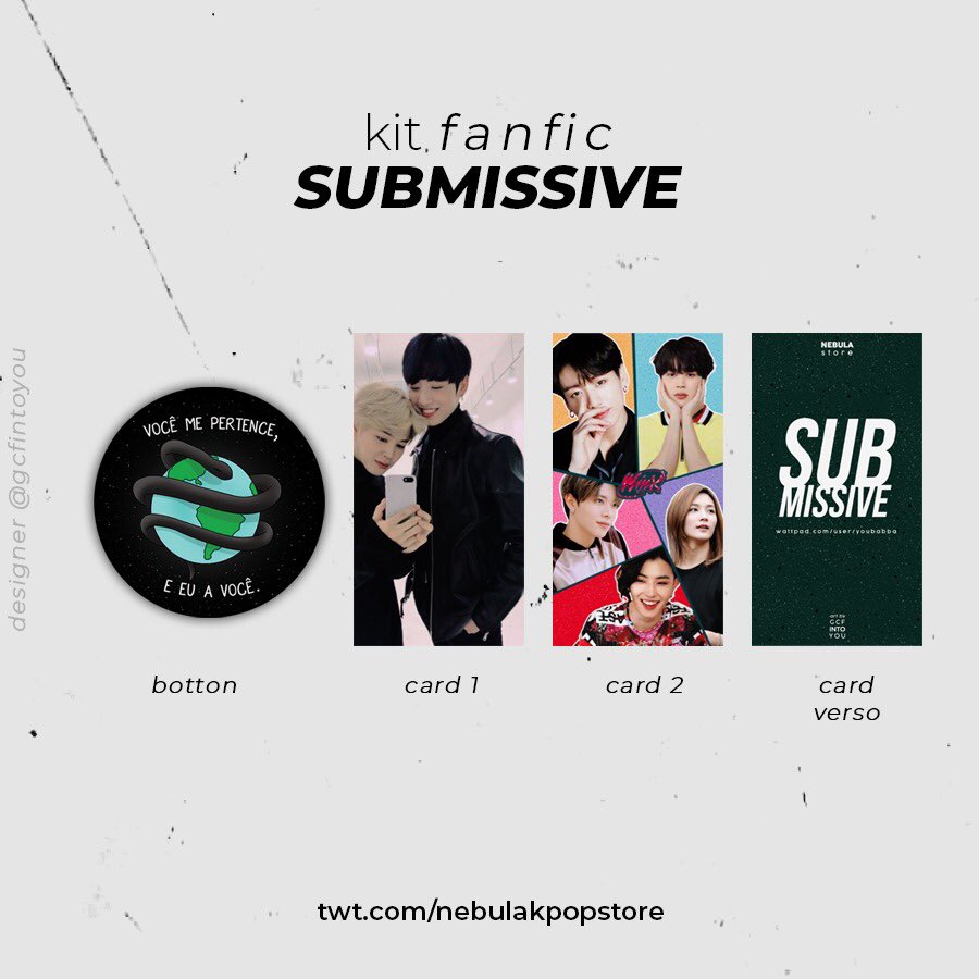 nebulakstore's tweet photo. Vocês pedem e a gente atende: Começou a pré-venda do kit de Submissive. São dois modelos de camisa, 3 modelos de moleskine, 1 pôster, 2 modelos de card e um bottom (podem ser adquiridos separadamente). Corre que o precinho é por tempo limitado! 

https://t.co/SLnjbLcIlX https://t.co/lp8DmRvMlJ