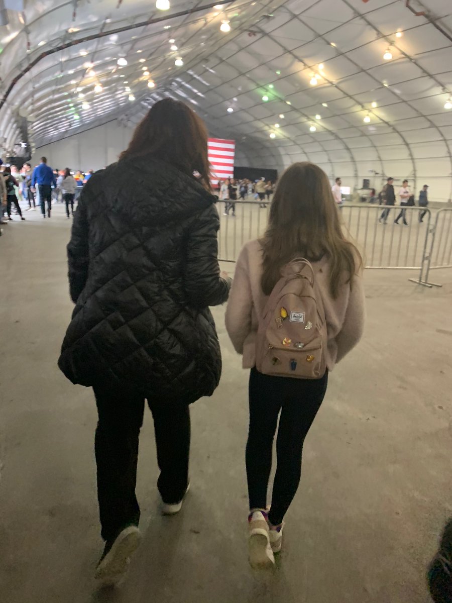 rose_lehane's tweet photo. In #sanjose @BernieSanders rally w/legendary @cmarinucci @politico #jrreporter as #Berners line up around the block. https://t.co/PQcntG0oa1
