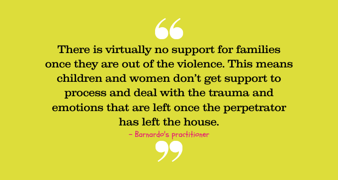 barnardos's tweet photo. More than 90% of our practitioners told us that living with #DomesticAbuse impacts children’s mental health. #NotJustCollateralDamage https://t.co/L869J8BEx1