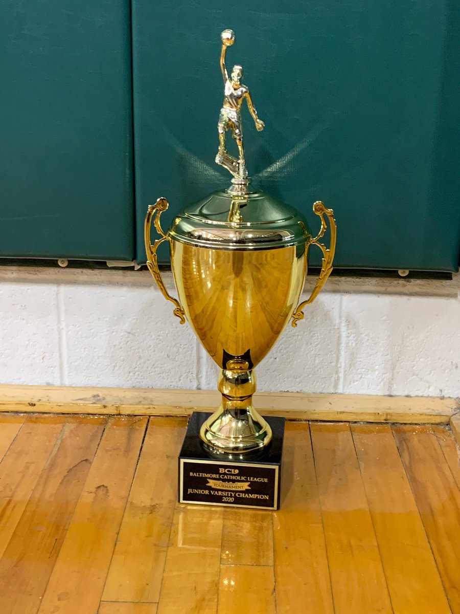 calverthalljvb1's tweet photo. 2020 BCL CHAMPIONSHIP TROPHY WILL BE GOING BACK TO CALVERT HALL COLLEGE. #Goldstandard #WEoverME https://t.co/B3vJd6TlyB