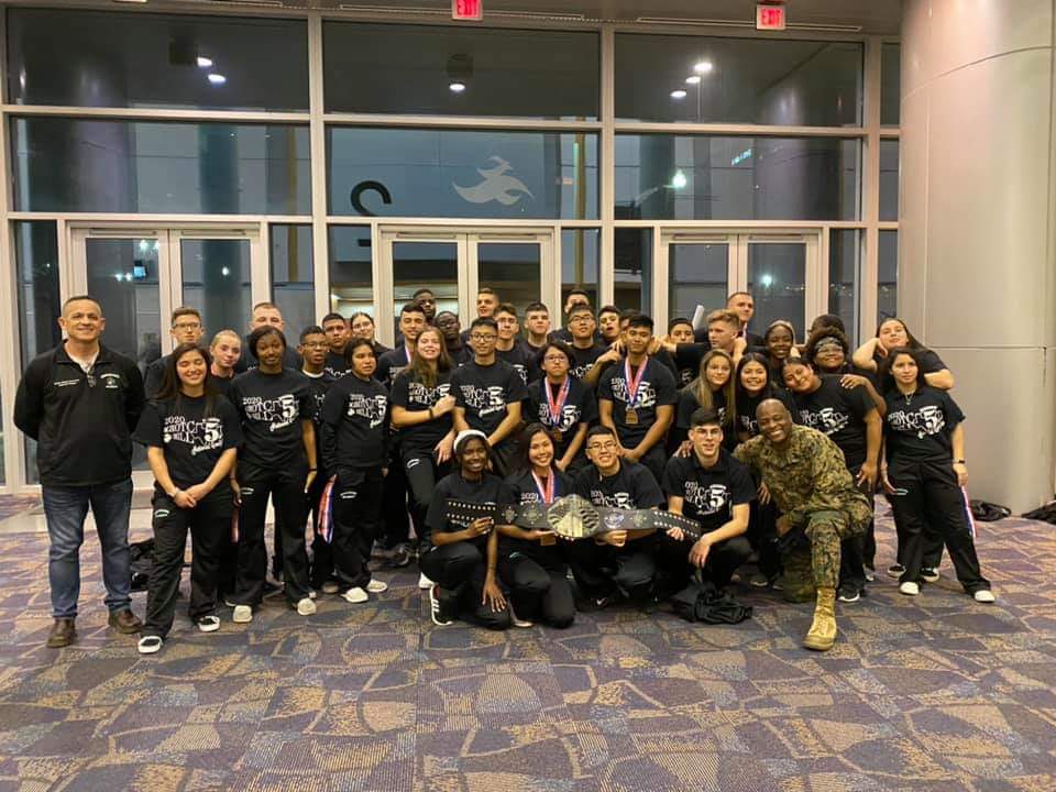Brenham_MCJROTC's tweet photo. On Saturday, Brenham MCJROTC competed at the Region 5 competition  and was selected to compete as one of the top 12 teams in the country at the National Competition 30 Apr in Daytona Beach, FL. @edtechchic @JoeChandlerBHS @BrenhamHS @BrenhamISD https://t.co/cRIxkqmMsn