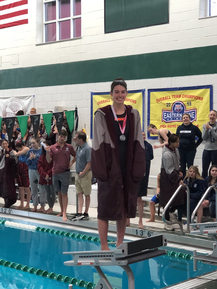 LCGirlsSwim's tweet photo. @LCGirlsSwim finished 3rd at Founders championships. Lots of great swims. Pelicans are ready to rest for Div1 NE’s! Alexa M. rebroke her own 100 brst record (1:06.57). A good start to championship season! #tapertime @LoomisAthletics https://t.co/LqVBrBuZY5