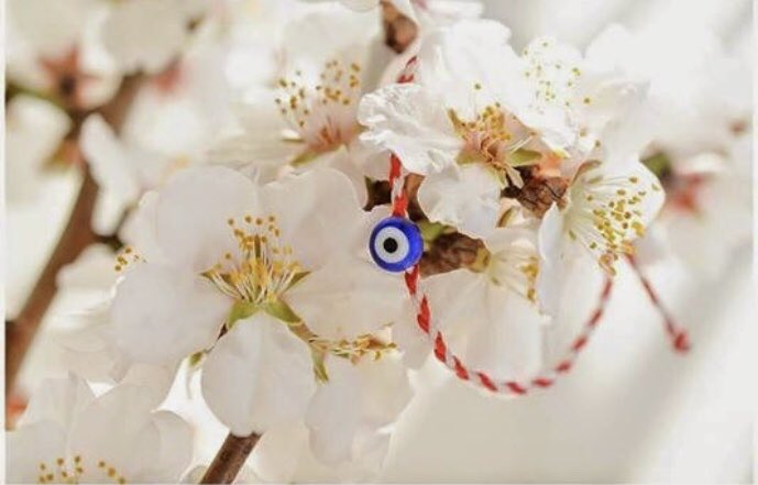 Καλό Μήνα! Happy March. Marti( March) bracelets mark the arrival of Spring. #GreekTraditions