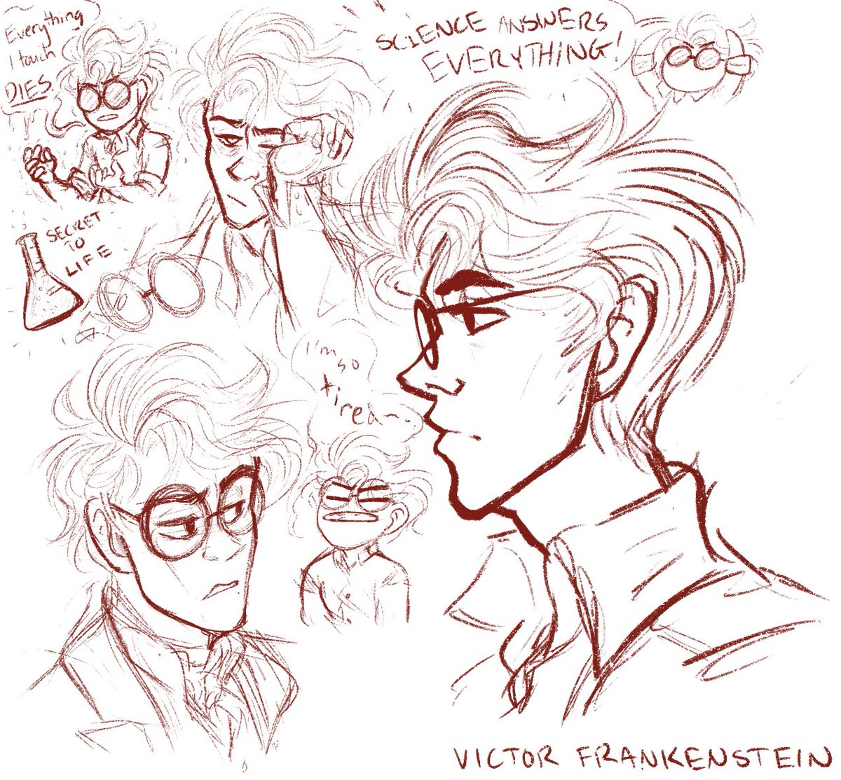 EchoSong971's tweet photo. Experimenting more with my Procreate brushes cause I need to use more of them lol, and I really liked the Dry Ink one
So here’s some sketches of Victor <3
#frankenstein #victorfrankenstein #procreate #sketches #themodernprometheus #digitalart #dryink https://t.co/OHDp1I0Dim