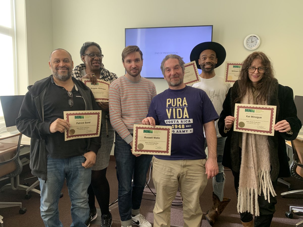 MNNNYC's tweet photo. 👏🏽👏🏽👏🏽 to everyone who completed a class at #MNNNYC in February. We can’t wait to see what stories you create. Comment below if you’re signed up for a class in March. 

#mediaeducation #independentproducers #makemediathatmatters https://t.co/ig4UYuYrdY