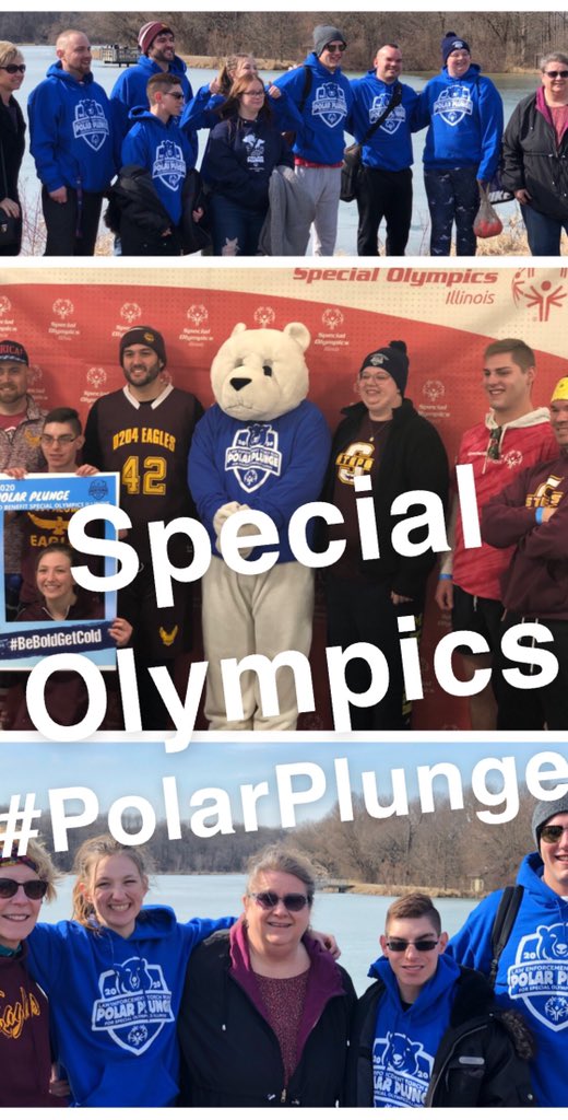 <a href="/204STEPS_Eagles/">Eagle Nation</a> with another successful <a href="/SO_Illinois/">Special Olympics Illinois</a> #PolarPlunge in the books! Thanks to all of the students, families, staff and donors. We raised nearly $3,000 for our outstanding athletes! @BlakeCline9 @ksimp1234