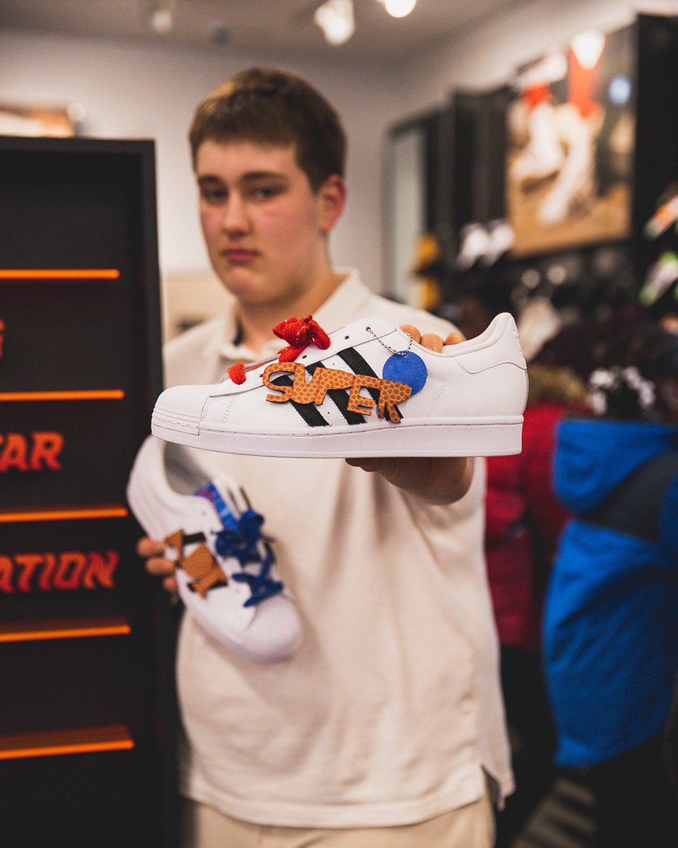 GarrixonStudio's tweet photo. For the kids! We enjoyed helping these kids tap into their creativity and design their very own 1of1 shoes at the @footlocker @adidas @nbaallstar activation. #GarrixonStudio #GarrixonCreates https://t.co/8KLvRGoII6