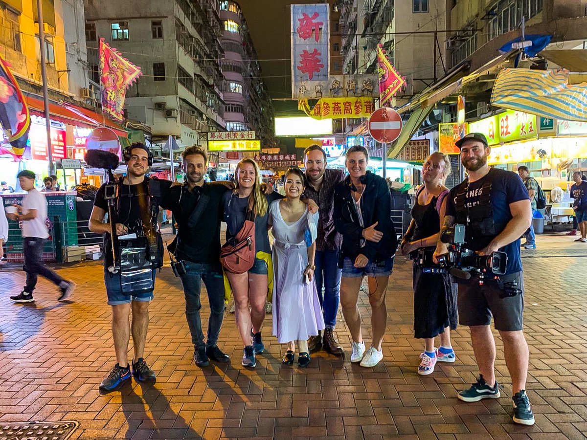dennisfprescott's tweet photo. This team. This city. This show. A Dream. Who's watching @RestoOnTheEdge on @netflix today? #RestaurantsOnTheEdge #hongkong https://t.co/ZouN9ufJXM
