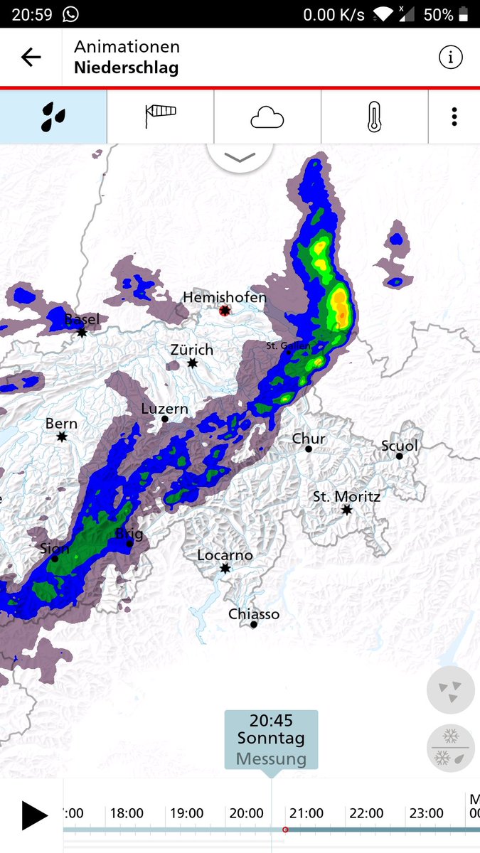 Rhybueb2's tweet image. ... ääähm, was ist heute für ein Tag: 1. März oder 31. Mai?!? #MeteoswissApp #Diana #bowecho