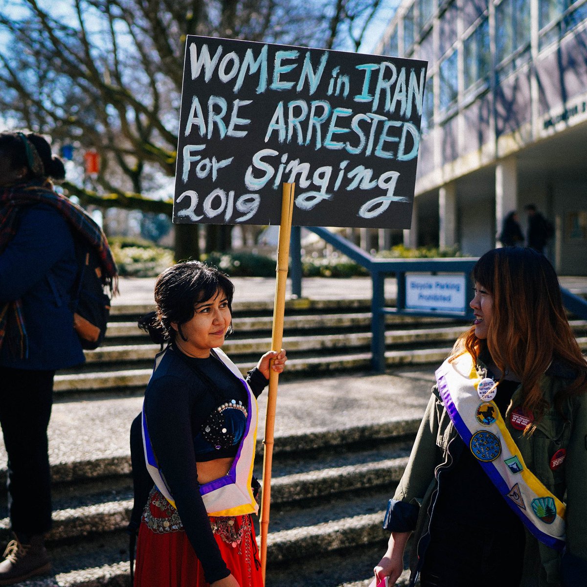 ubctmb's tweet photo. The Thunderbird Marching Band will be performing for Women's Day on March 5th! Come and show your support 💪

 A big thanks to @ubcartsculture for these photos! 

#ubctmb #womensday #womensday2020 https://t.co/FFdNXL5Vtb