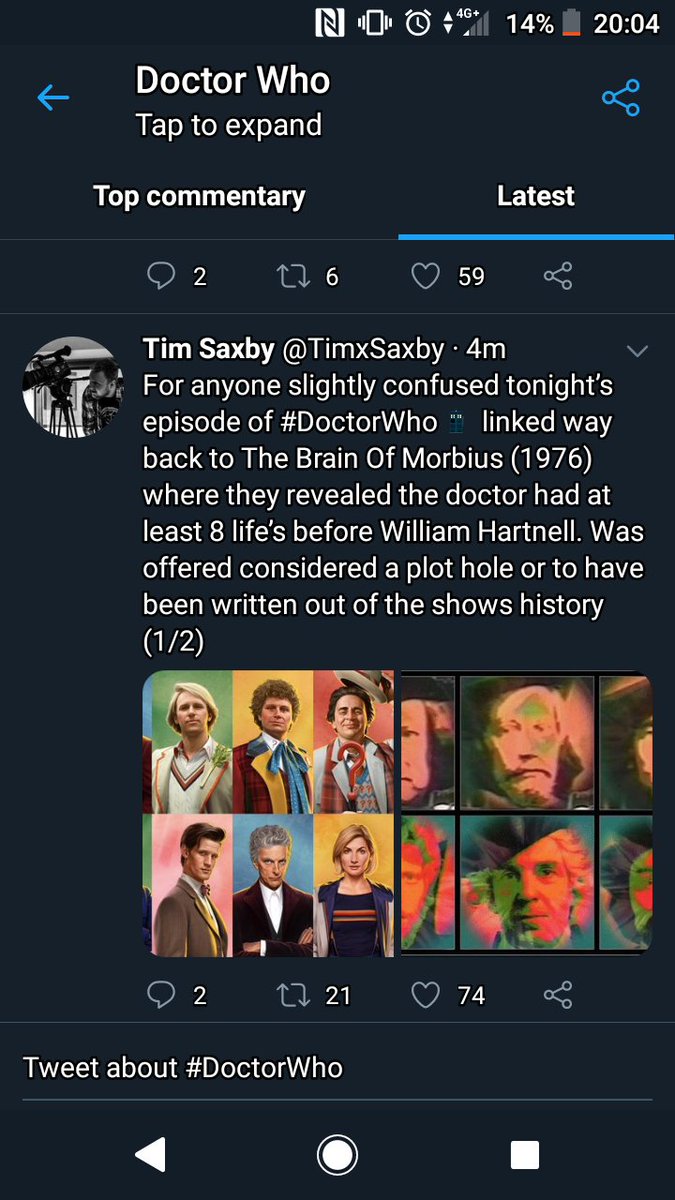 Kingd0m_Mel0dy's tweet photo. @universeofwho When everyone is complaining about chibnill breaking Canon when he actually helped solve a plot hole from classic who https://t.co/ohqX1pZ5sn