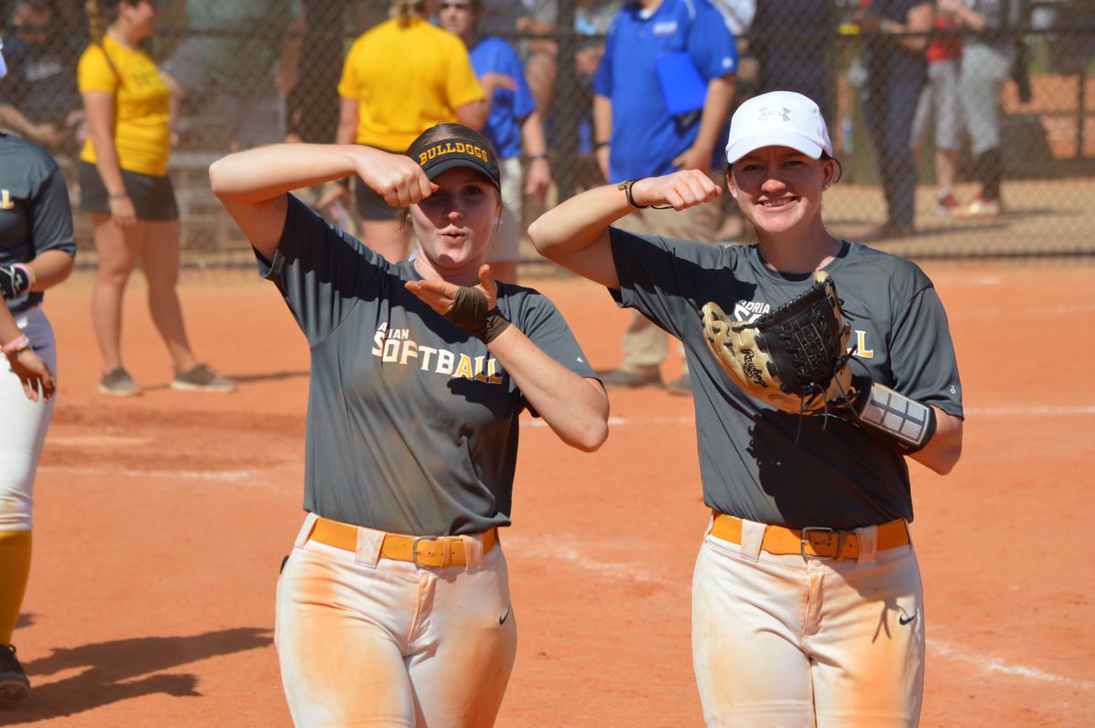 AC_softball's tweet photo. Dawgs gotta eat! 2-0 on the day! https://t.co/hR8Nu2shfj