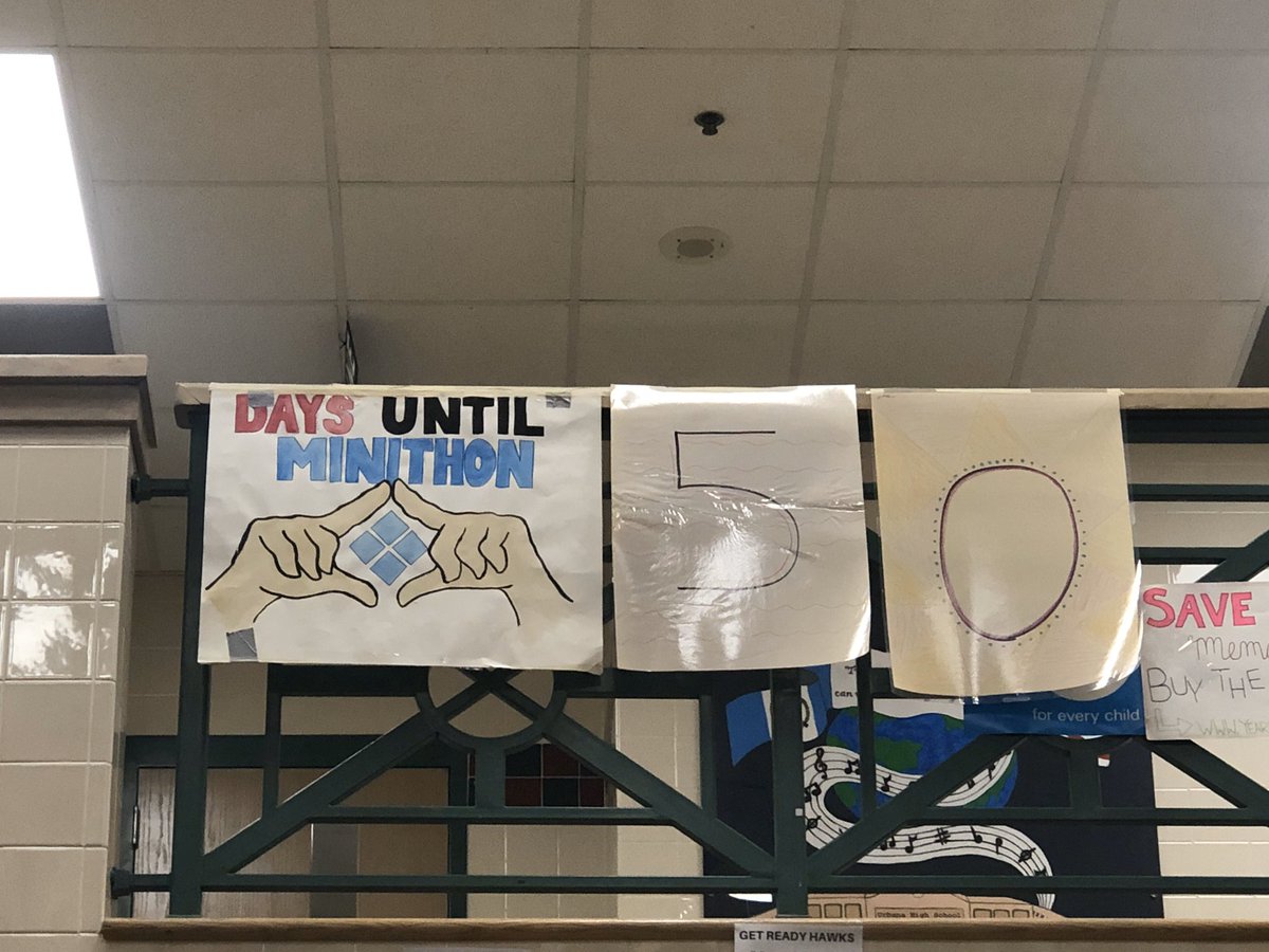 UHS_Minithon's tweet photo. This Friday we began our 50 Day countdown to UHS Mini-THON 2020 “United We Stand. Hand In Hand.” https://t.co/G3MvsogjT6