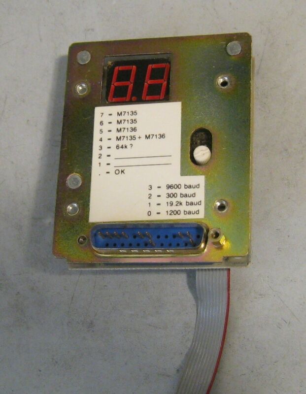 MicrocomputerL's tweet photo. DEC Digital Equipment microVAX-I serial bulkhead diag display module, uVAX-I https://t.co/XrmmfroGYn #Microvax https://t.co/KiSdq6TGCB