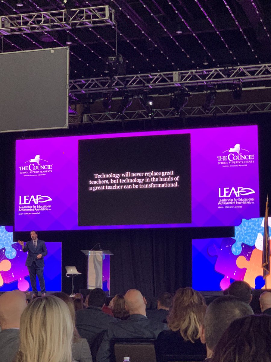 ScottEPayne's tweet photo. “To teach is to learn twice!”  -Curous #NYSuptsWI @gcouros https://t.co/WbX8GjUG7r