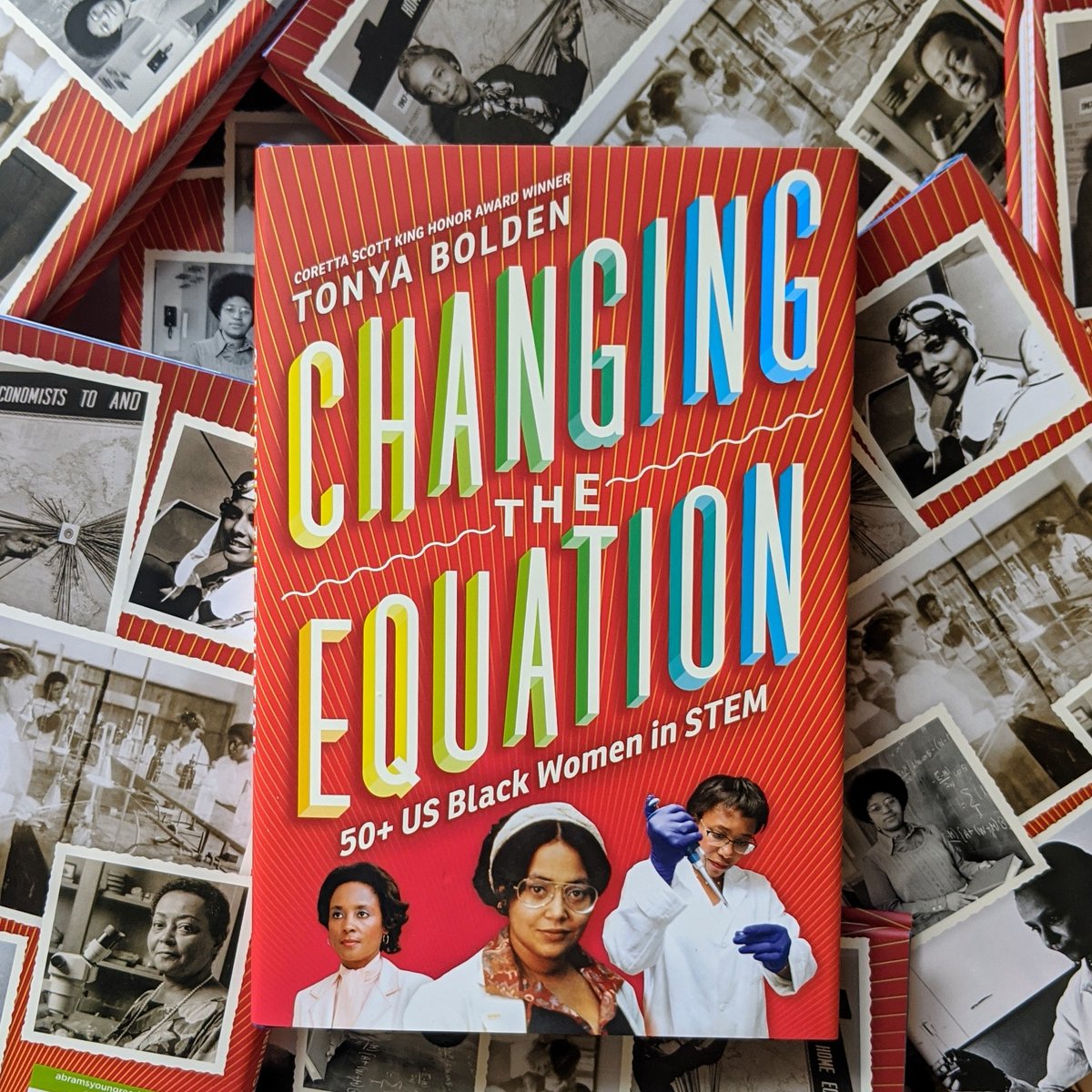 abramskids's tweet photo. How we're starting #WomensHistoryMonth. ⬇️ You can join this Tuesday when @tonyaboldenbook's celebration of US black women in STEM officially hits shelves. #ChangingTheEquation https://t.co/YpOBQWYj8f https://t.co/YkmggZ6MmP