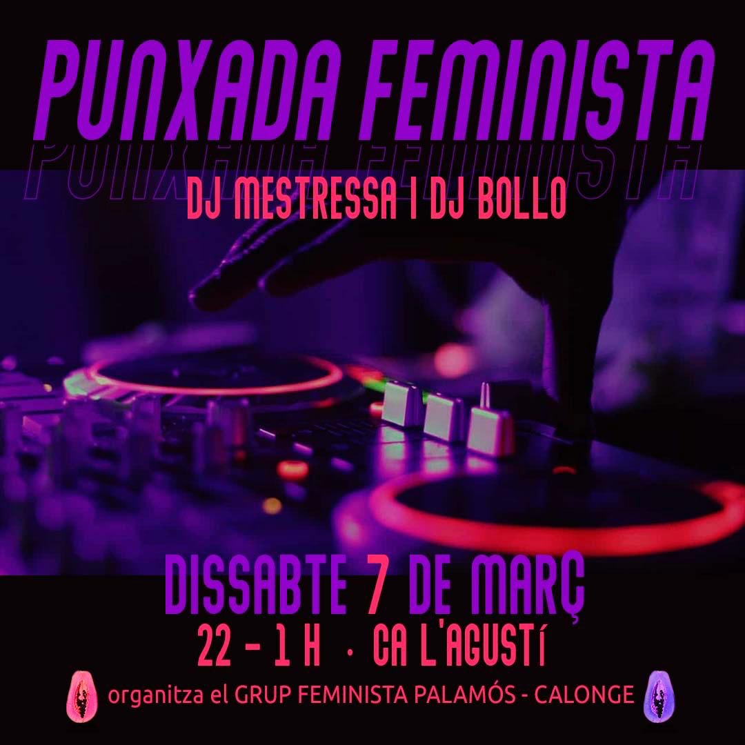 Dissabte que ve escalfament pre 8M. La liarem grossa a Ca l'Agustí 💜🦄🕺🥳

#8M #feminismo #feminisme #preparty #punxadafeminista #djfeminista #gfpc #party #palamós #palamos