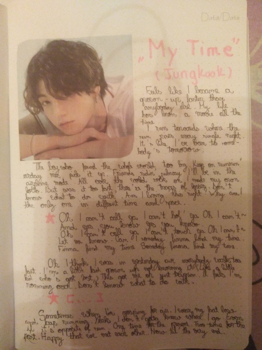 FortniteSabina's tweet photo. @BTS_twt Day 1 - > of writing lyrics/Ignore my handwriting 😅 (hell just got in my hands) https://t.co/mFdjMUBKhL