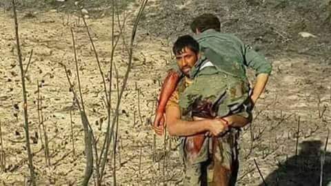 ahmadalissa's tweet photo. The holy #SyriaArmy: He knew he might die if he tried to save his fellow soldier. Both were martyred. R.I.P. SYRIAN MARTYRS. https://t.co/2tQr6wCCOw