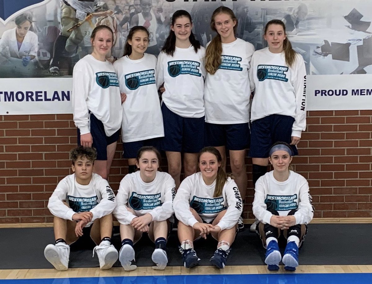 NorwinGYBA's tweet photo. Congratulations to the 8th grade 🏀Norwin Girls Youth Basketball Association team for finishing out the season winning 🏆 the Westmoreland Basketball League Championship 💙💛 #NorwinPride #waytofinishstrong #teamwork https://t.co/mjgQxdCq96