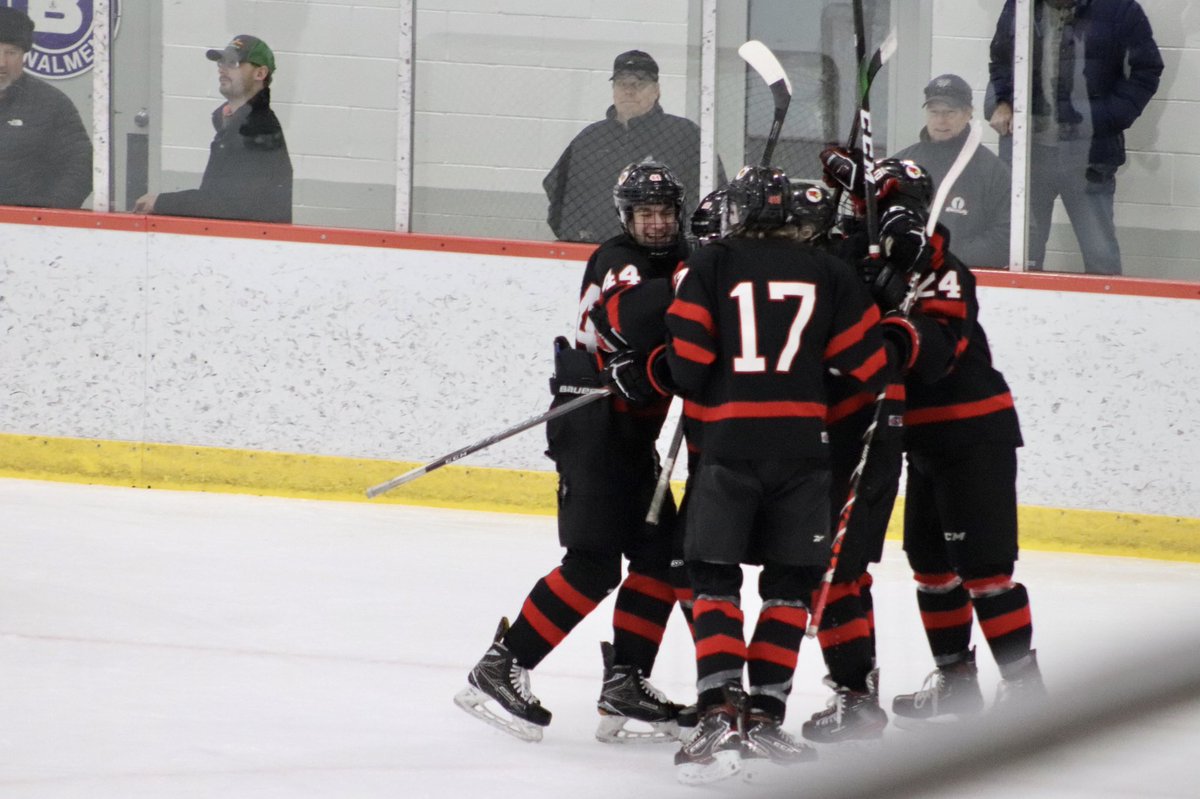 PFcardinals's tweet photo. HUGE 4-0 win against BC High!🎉 Cardinals advance to the Super 8 Winners Bracket Final on March 7th at Loring Arena! 
We had a great crowd today! Big thank you to all who made the 2 hour trip to Bourne! We appreciate all of the support!❤️ #PFhockey #RollPope #RoadToTheGarden https://t.co/v6jZFILgGq