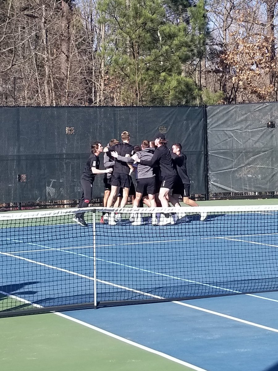 Thompson_Wayne's tweet photo. @PackMensTennis Huge W for the wolfpack. https://t.co/p70cKm8F4z