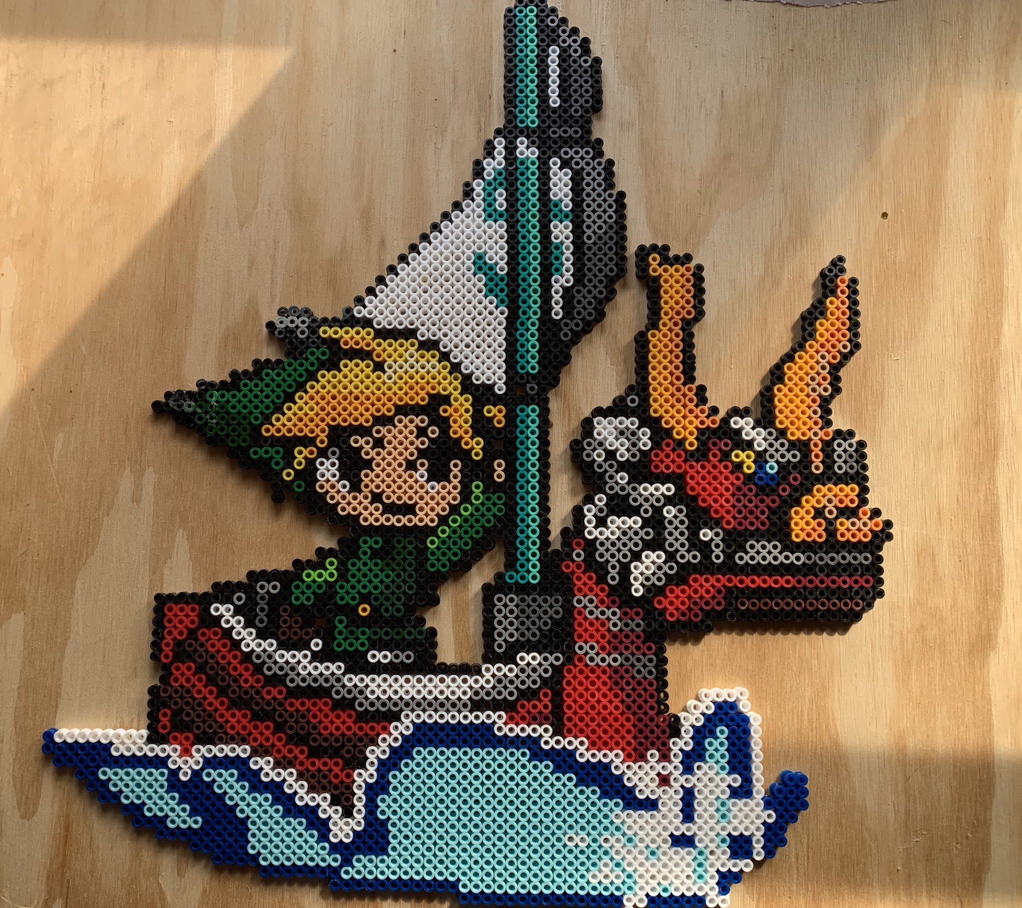 Legend of Zelda Link Perler Beads Zelda Nintendo Art