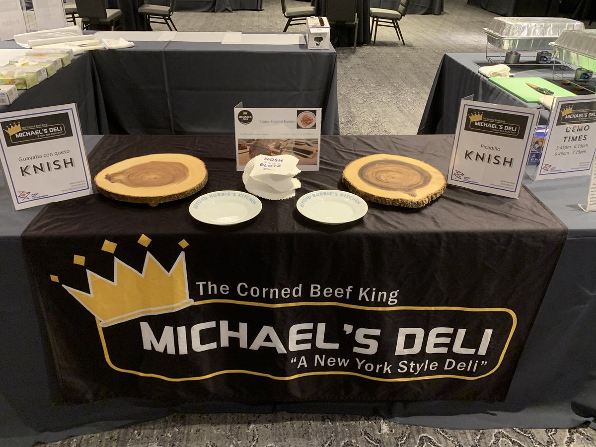 Michaels_Deli's tweet photo. Waiting to serve you #beyondbubbieskitchen #knish #demo #class #guava #picadillo #cubanfood #jewishfood #familyrecipe #familybusiness #delicatessen #bestofboston #bostonfoodies #party #nosh #fress https://t.co/JhRNedwUT8