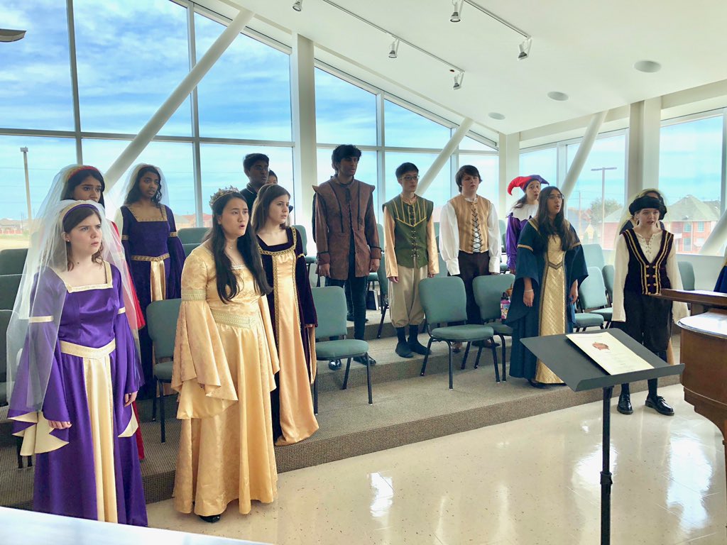 coppellchoir's tweet photo. Madrigals competed in the North Texas Madrigal &amp; Chamber Choir Festival yesterday and received a SUPERIOR rating, as well as a PERFORMANCE OF DISTINCTION award!!!!! 🙌🏼🙌🏼 Great job and we love you Madrigals! #coppellHS #Ourstory @chschoircoogle @coronadochoirs @CoppellFineArts https://t.co/6ddCxIz2vM
