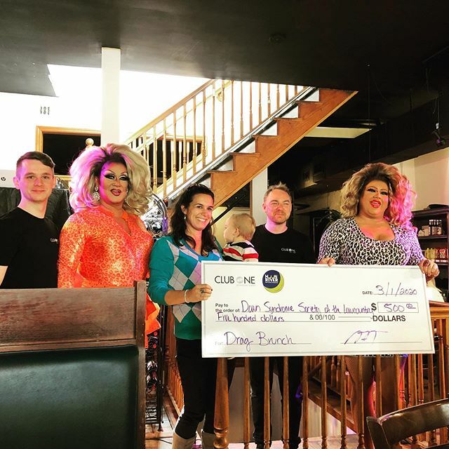 Thanks to everyone who came out for drag brunch at <a href="/moonriverbrew/">Moon River Brewing</a>! A portion of your ticket went to the Down Syndrome Society of the Lowcountry! We look forward to seeing you in April! 🌈❤️
.
.
.
#clubone #clubonejefferson #club1jefferson #baycafe #dr… ift.tt/2Tdzc21