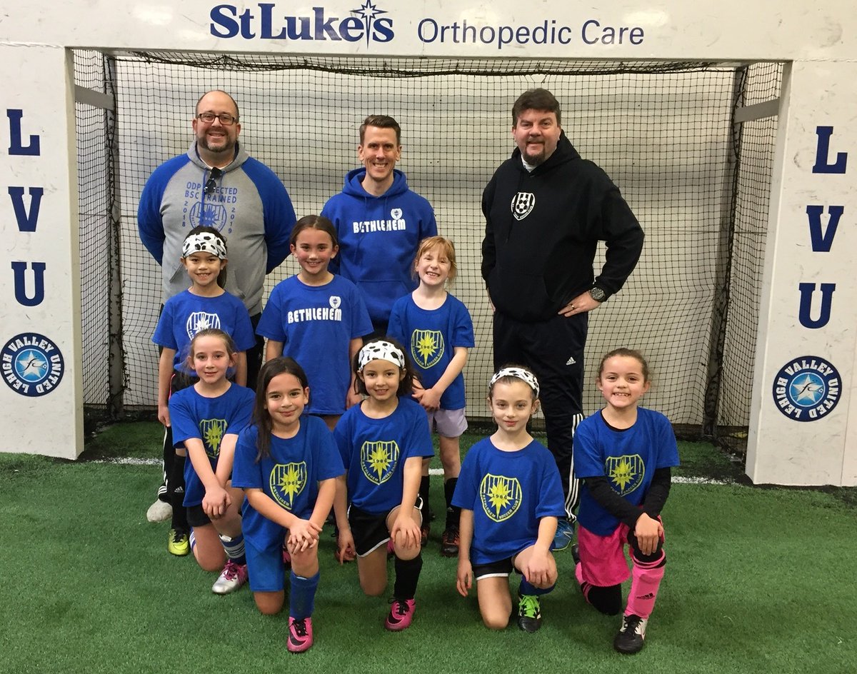 had so much fun with #bffmaya 's u-8 girls team this winter... both @bethlehemSC girls 2012 teams played .500 ball in their league and they were the only 2 ALL girls teams out of 12! #bscproud