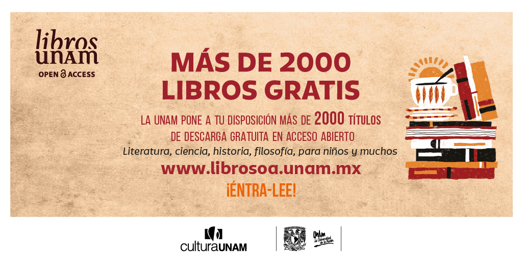 librosunam's tweet photo. ¡Éntren-lee!

@CulturaUNAM 

#libros #gratis #descarga #unam #open #access https://t.co/kJD4n99nMT