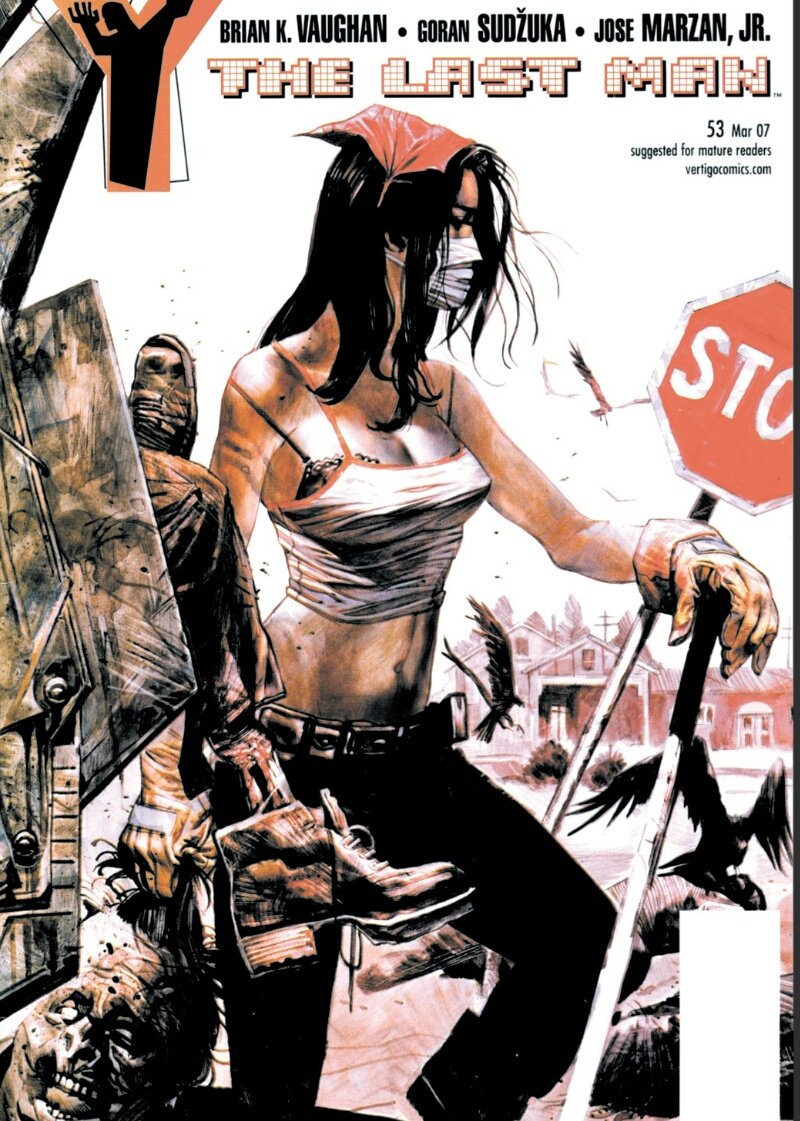 chainchomp87's tweet photo. Almost to the end of Y The Last Man, really y.enjoyed the book so far it loved up to the hype and I would say it is a great read two thumbs up go check it out; hope I enjoy the ending #ComicBookHitList #ComicsHorrizon #YTheLastMan https://t.co/rxm2aSuMZH