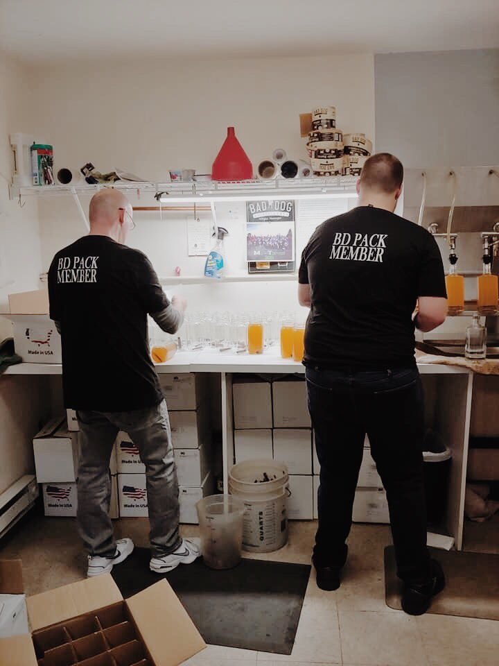 BadDogDistiller's tweet photo. Thanks to all you BD Pack members that helped bottle all that Apple Pie. We appreciate your help!

#BadDogDistillery #BDpack https://t.co/QfRNRVaeED
