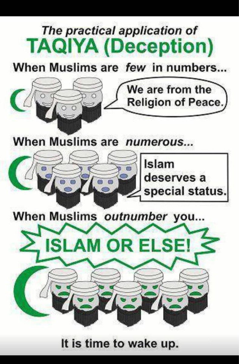 Gs94502383's tweet photo. @AnnInquirer @KatherineWolfr2 #WakeUpAmerica because there’s no assimilation only domination with this group and we’re next on the menu #kickIslamoutofAmerica https://t.co/gwayZo842D