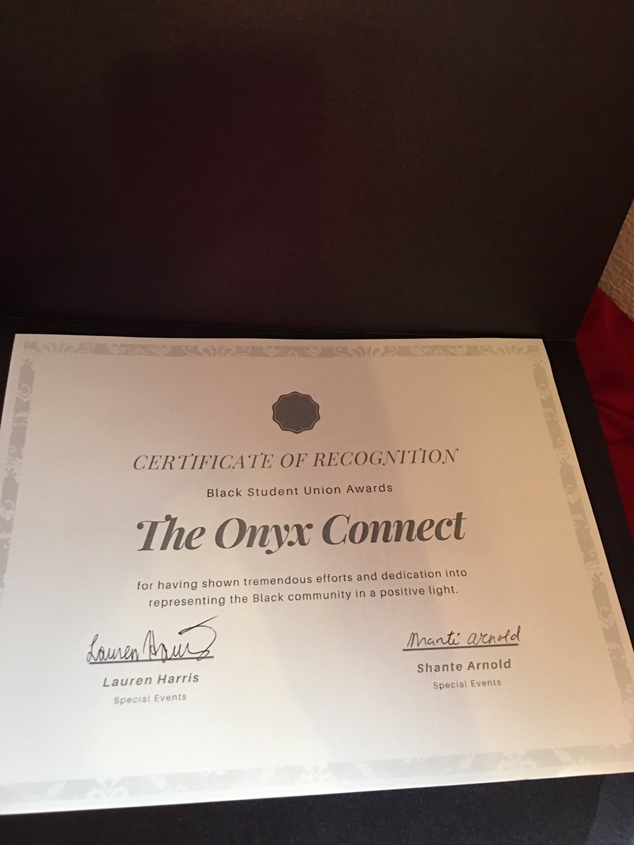 _TheOnyxConnect's tweet photo. We want to thank @ISU_BSU for awarding us with this Certificate of Recognition last night at the Black Heritage Ball!

We are humble and will continue to make an impact on campus as we continue to ‘Represent the Underrepresented’✊🏽✊🏾🧡🖤🔥
#ISU20 #ISU21 #ISU22 #ISU23 https://t.co/HbtTrL5QCe